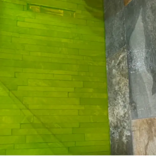 Intervention avec de la fluorésceine colorant _ étanchéité de douche à l’italienne
